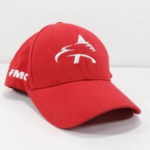 Anthem Herbicide Mens Baseball Hat Red FMC Communications Farming Embroidered